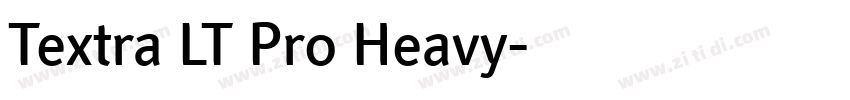 Textra LT Pro Heavy字体转换